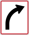 (RG-29) This Lane Must Turn Right