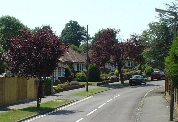 Noel Rise, part of a 1950s housing development in the town