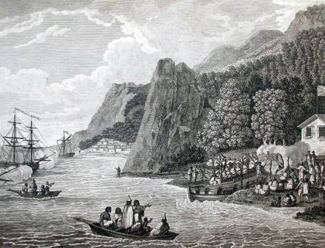 The launch of the North-West America at Nootka Sound, 1788