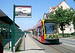 Combino Duo der Nordhäuser Straßenbahn