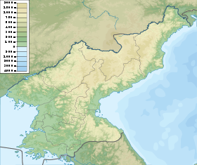 Voir sur la carte topographique de Corée du Nord