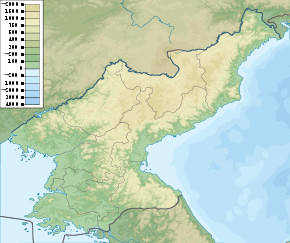 Sự cố đắm tàu Cheonan trên bản đồ Cộng hòa Dân chủ Nhân dân Triều Tiên