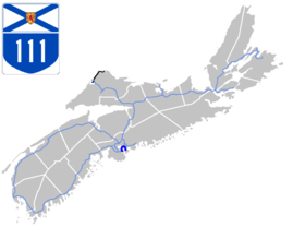 Illustratieve afbeelding van de sectie Route 111 (Nova Scotia)