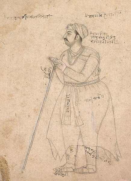 File:Nur Muhammad - Portrait of Maharaja Rai Singh of Bikaner (reigned 1571-1612) - 1987.1100 - Cleveland Museum of Art.jpg