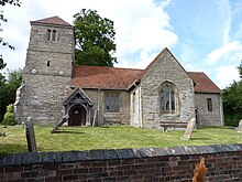 South facing view of St James's church, Oddingley Oddingley Church (2) - geograph.org.uk - 4575986.jpg