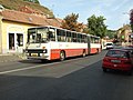 Čeština: Kloubový autobus Ikarus v Ostřihomi, Komárensko-Ostřihomská župa, Maďarsko nápověda English: Ikarus articulated bus in Esztergom, Komárom-Esztergom comitat, Hungary help