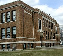 Milford Main (1913-2016), formerly called the Main Street School Otherviewschool.jpeg