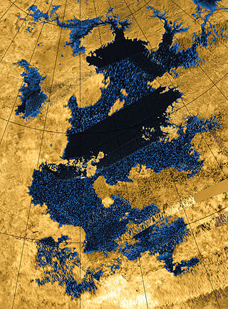 <span class="mw-page-title-main">Kraken Mare</span> Largest hydrocarbon lake on Titan