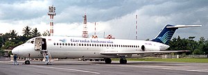 PK-GNC Douglas DC-9-32 Garuda Indonesia at Yogyakarta 15 11 88.jpg