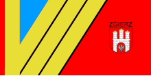 POL Zgierz flag old.svg