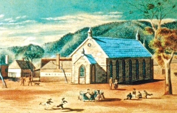 Pulteney Street School soon after its completion in 1848