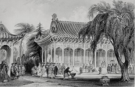 Old Summer Palace historic drawing