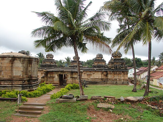 The Panchakuta Basadi, Kambadahalli was an important center of Jainism during the Ganga period.