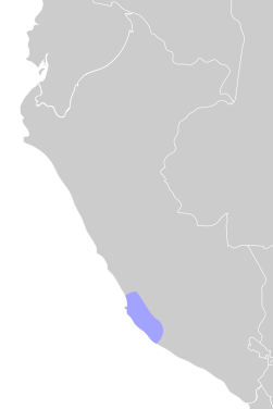 Zone de développement et d'influence de la culture de Paracas.