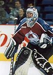 Patrick Roy im Trikot der Colorado Avalanche (1999).