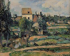 Paul Cézanne, Mlýn v Pontoise (1881)