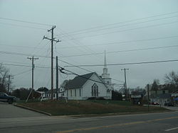 Объединенная методистская церковь Мемориала Пейна, Камберленд, штат Вирджиния. JPG