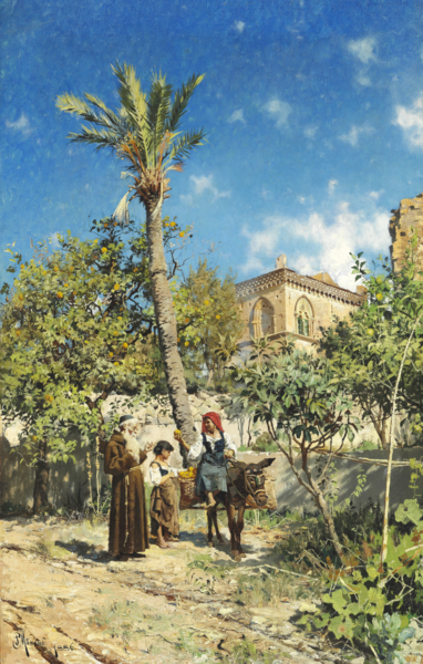 File:Peder Mønsted - Palazzo di S. Stefano. Taormina. Sicilien - 1886.png