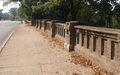 The Holme Avenue Bridge is a closed-spandrel concrete arch bridge, built in 1921, that carries Holme Avenue across Wooden Bridge Run (a tributary of Pennypack Creek) in Philadelphia, Pennsylvania. Note: not to be confused with the other "Holme Avenue Bridge" nearby over Pennypack Creek.