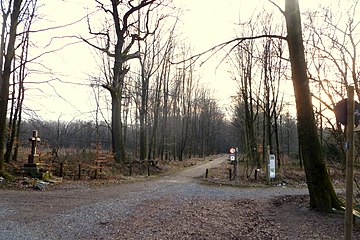 Jakobsweg Nähe Grenzübergang Moresneter Weg