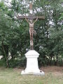 Pissos (Landes) croix de mission, hameau de Daugnague.JPG