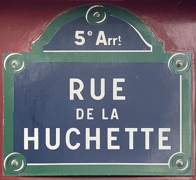 File:Plaque Rue Huchette - Paris V (FR75) - 2021-07-28 - 1.jpg