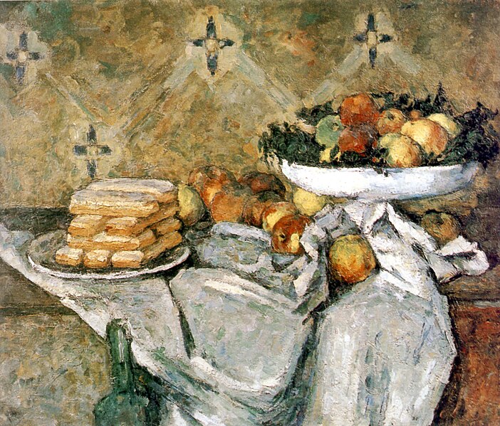 File:Plate with fruits and sponger fingers, by Paul Cézanne.jpg