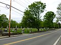 Pleasant Street Cemetery, located near 178 Pleasant Street Raynham, Massachusetts 02767. Viewed from south.