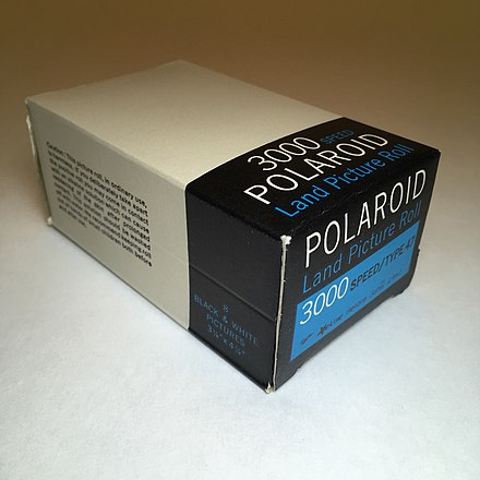 Polaroid Type 47 Land Roll Film ISO 3000, expired June 1962