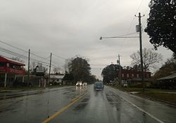 U.S. Route 17 in Pollocksville, March 2015