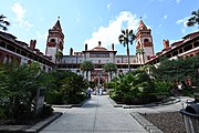 Ponce de Leon Hotel, now part of Flagler College, St. Augustine, Florida, USA U.S. National Landmark This is an image of a place or building that is listed on the National Register of Historic Places in the United States of America. Its reference number is 75002067.