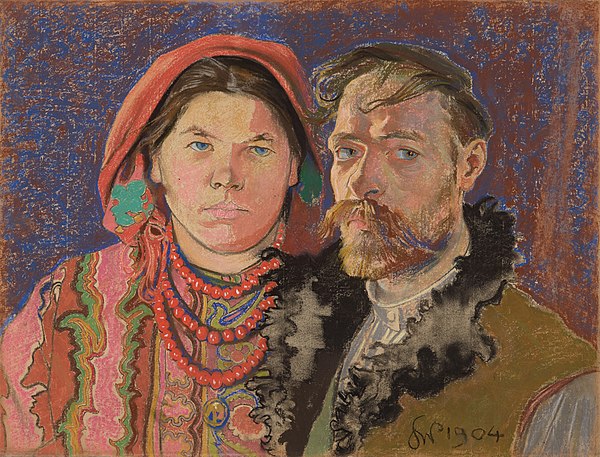 Self-Portrait with Wife at the Window, 1904, National Museum in Kraków