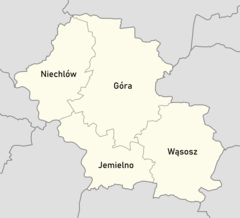 Plan powiatu górowskiego