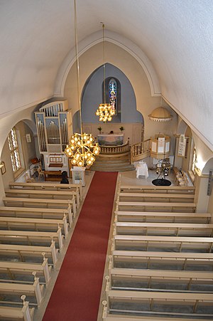 Pyhäselkä Church interior view.JPG