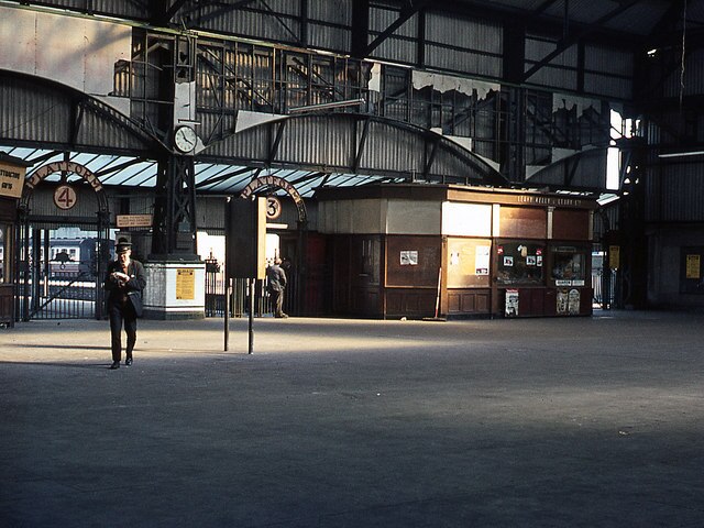 Station interior in 1974