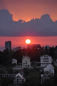 English: Sochi after rain Русский: Сочи после дождя