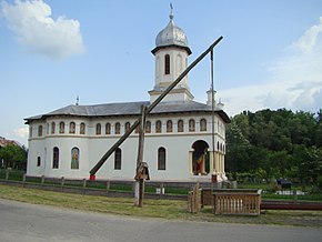 Biserica Sfinţii Voievozi din satul Urecheşti, construită în anul 1914