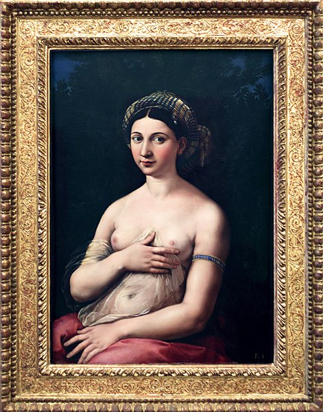 File:Rafael Sanzio (1483-1520), La Fornarina (1518), Museu Nacional d'Art Antic (Palau Barberini), Roma.jpg