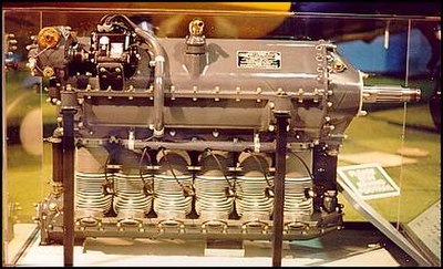 Ranger L-440 air-cooled, six-cylinder, inverted, in-line engine used in Fairchild PT-19