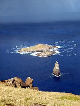 Vista del islote en la punta de Motu Kao Kao