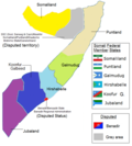 Miniatura per Regioni della Somalia