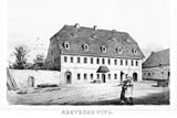 Der Hof des Rittergutes Kötzschwitz um 1850