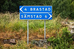 Panneau routier Brastad - Sämstad.jpg