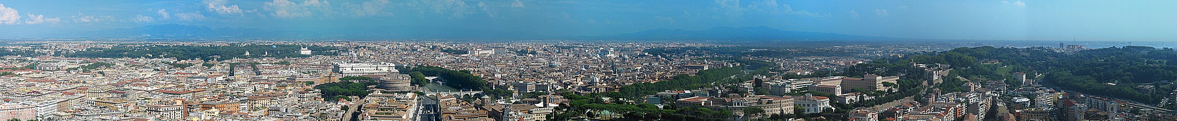 Panorama from NE to S from St. Peter's