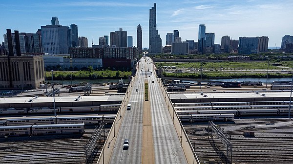 Roosevelt Road looking East.