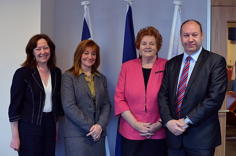 File:Rosemary Butler with Wales Members of the European Parliament 2 May 2012.jpg