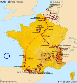 <span class="mw-page-title-main">2010 Tour de France</span> Cycling race