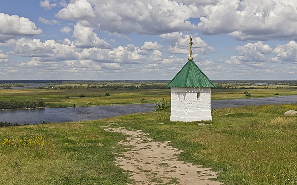 The Oka River near Konstantinovo in Rybnovsky District of Ryazan Oblast