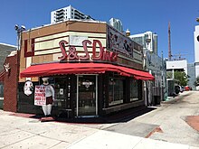 S & S Sandwich Shop S&S Diner Miami exterior view June 2016.jpg