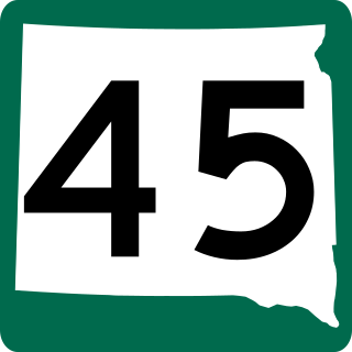 <span class="mw-page-title-main">South Dakota Highway 45</span> State highway in South Dakota, United States